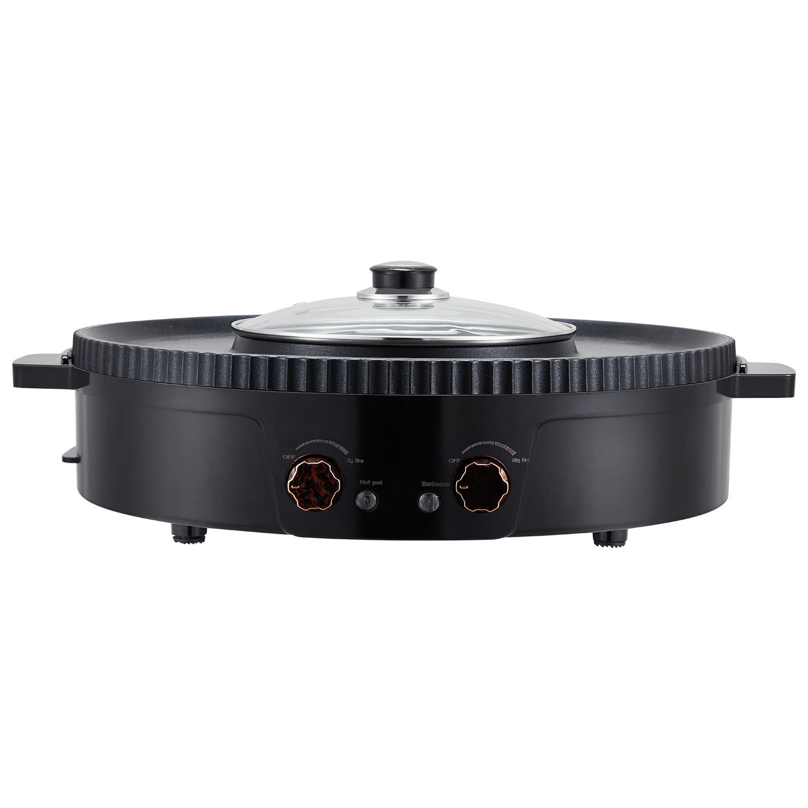 Electric Smokeless Grill And Hot Pot For Indoor Cooking_voghion.com